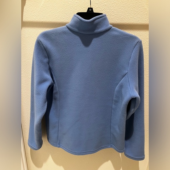 NWOT LL Bean Women’s Small Light Blue Fleece Zip Jacket! - Picture 2 of 9